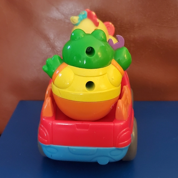 2003 Hasbro Playskool Weebles Red Truck Chicken Frog Pretend Play Toys - Picture 3 of 15
